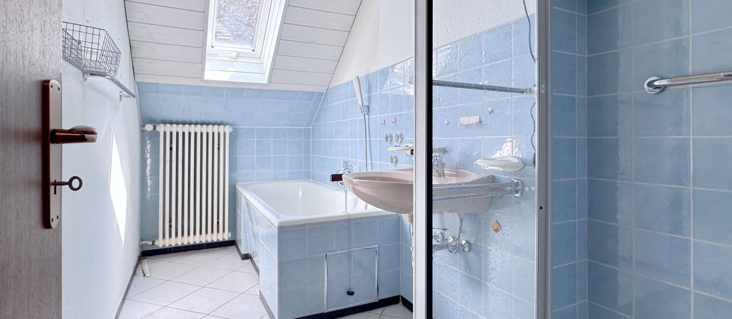 Tageslichtbad im Dachgeschoss