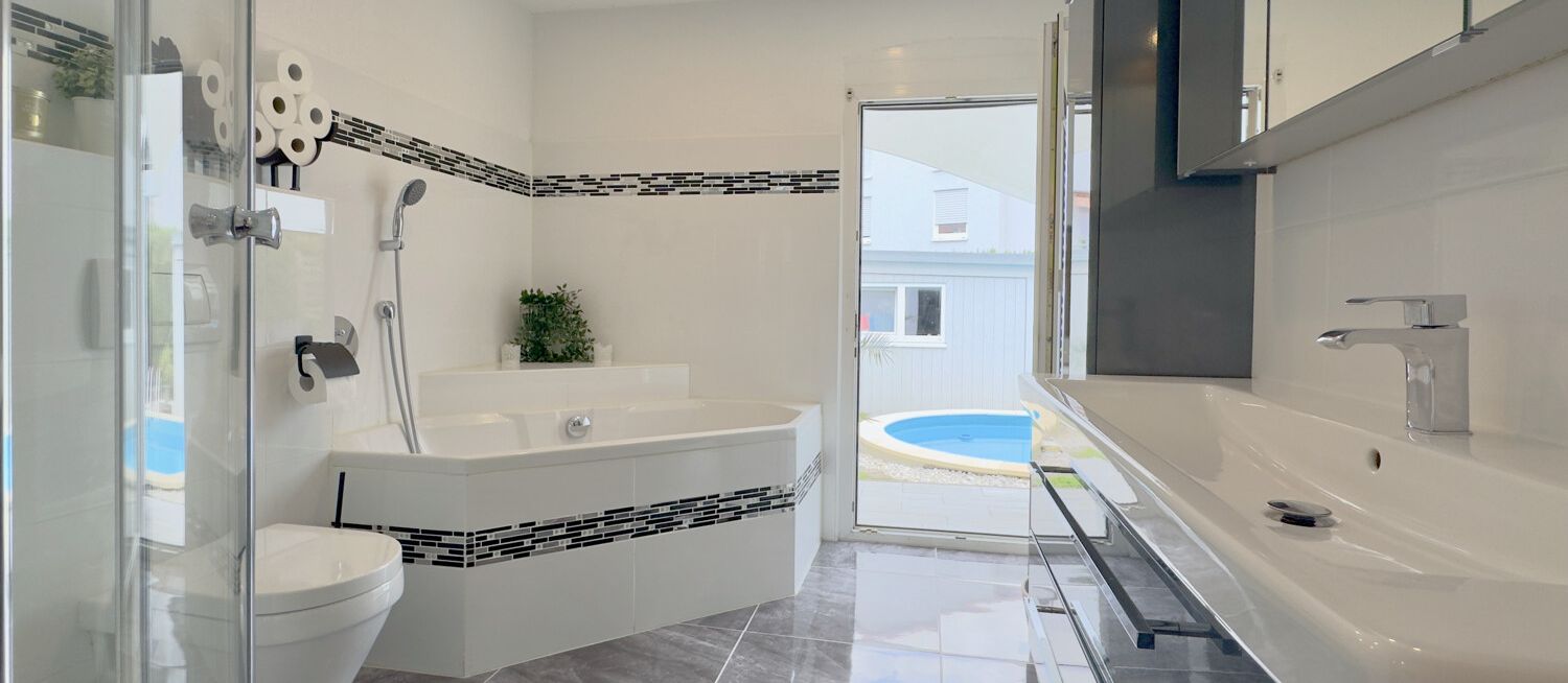 Modernisiertes Badezimmer