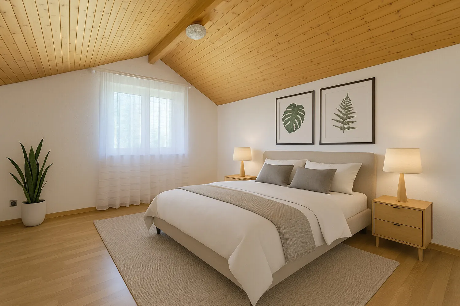 Kinder- / Schlafzimmer III mit virtueller Einrichtung