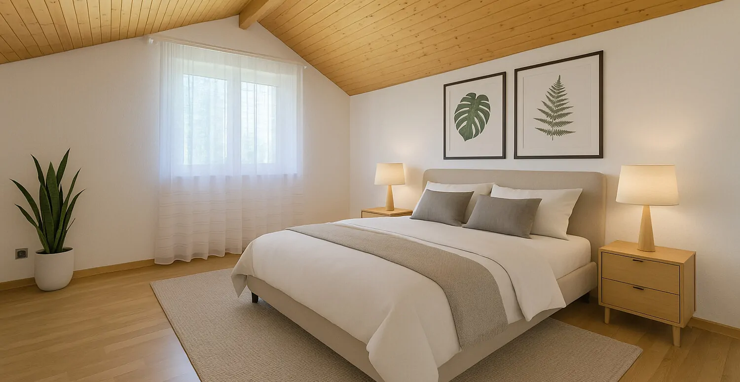 Kinder- / Schlafzimmer III mit virtueller Einrichtung