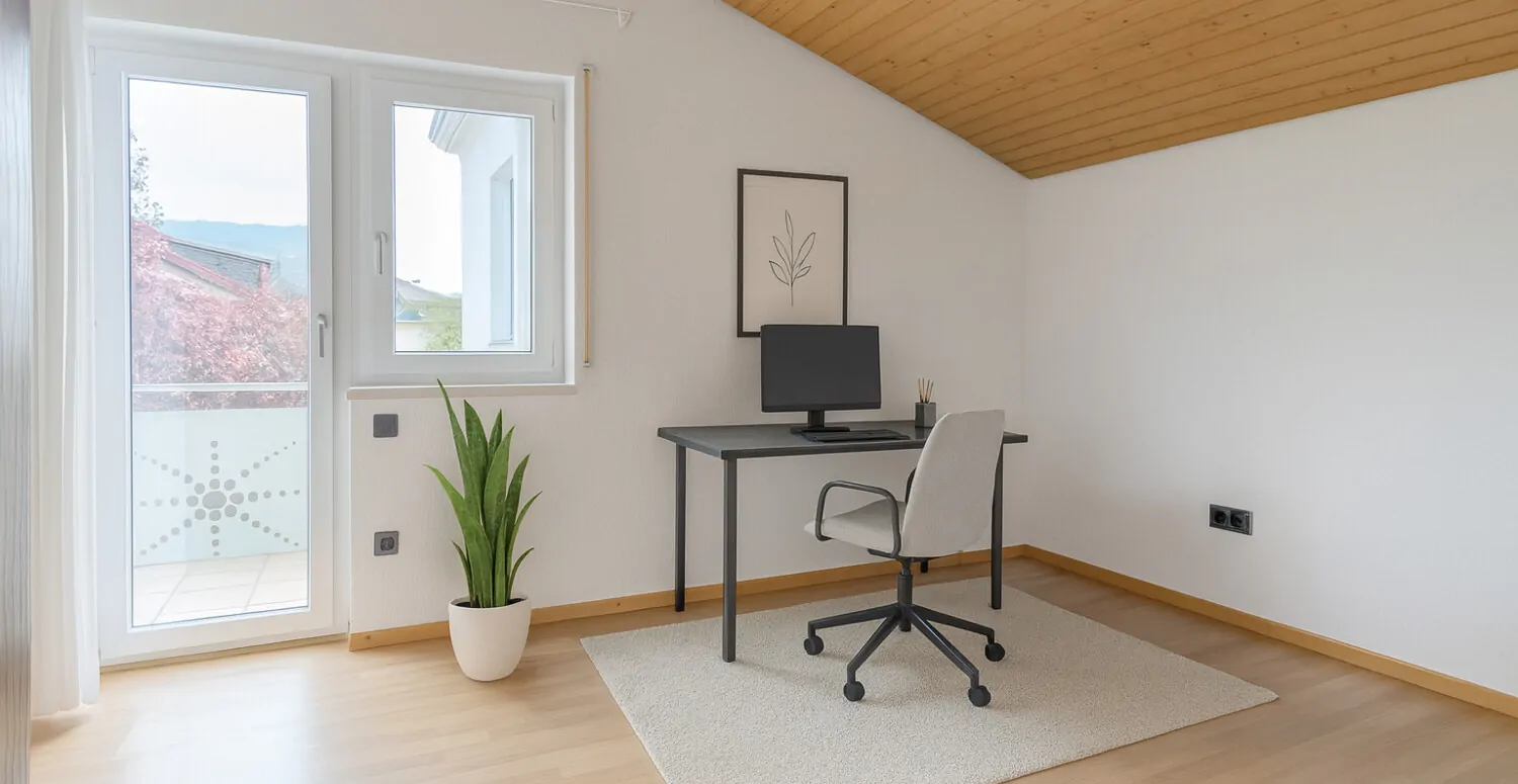 Kinder- / Schlafzimmer II mit virtueller Einrichtung