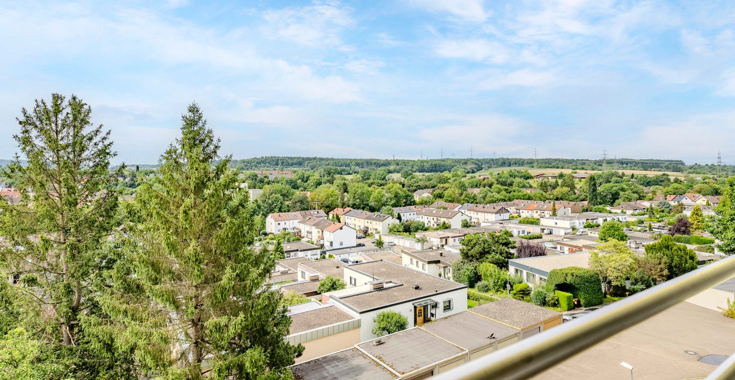 Herrlicher Weitblick vom Balkon