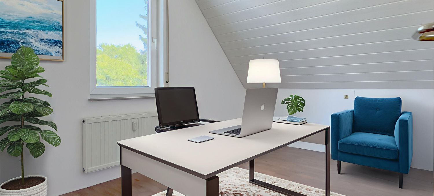 Homeoffice mit virtueller Einrichtung