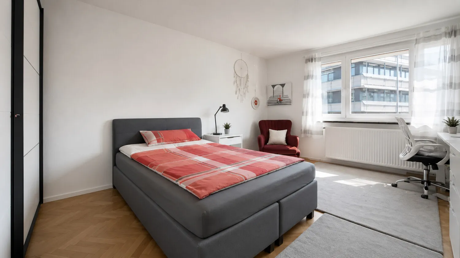 Schlafzimmer 3-Zimmer Wohnung OG