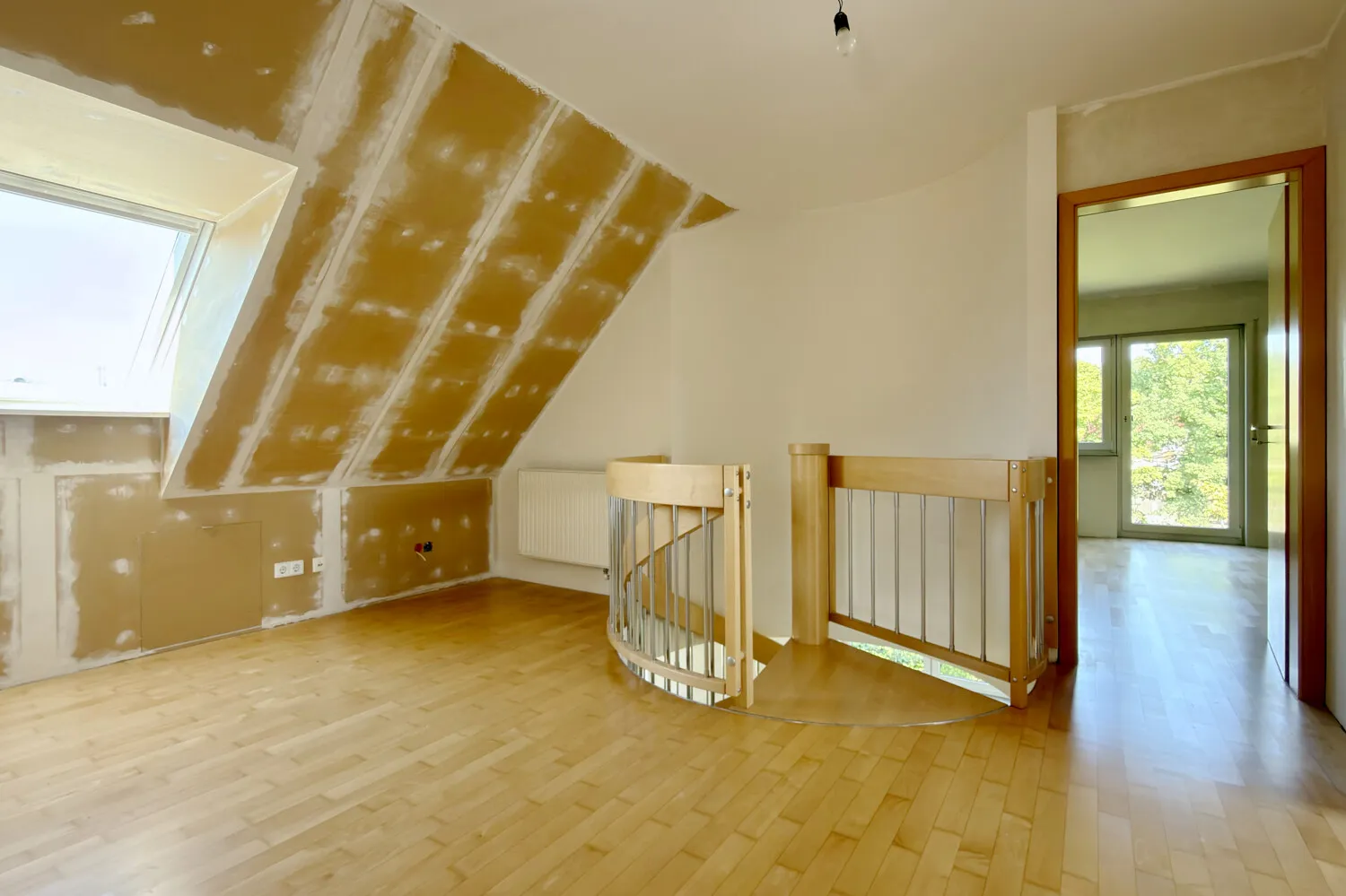Galeriebereich im Dachgeschoss