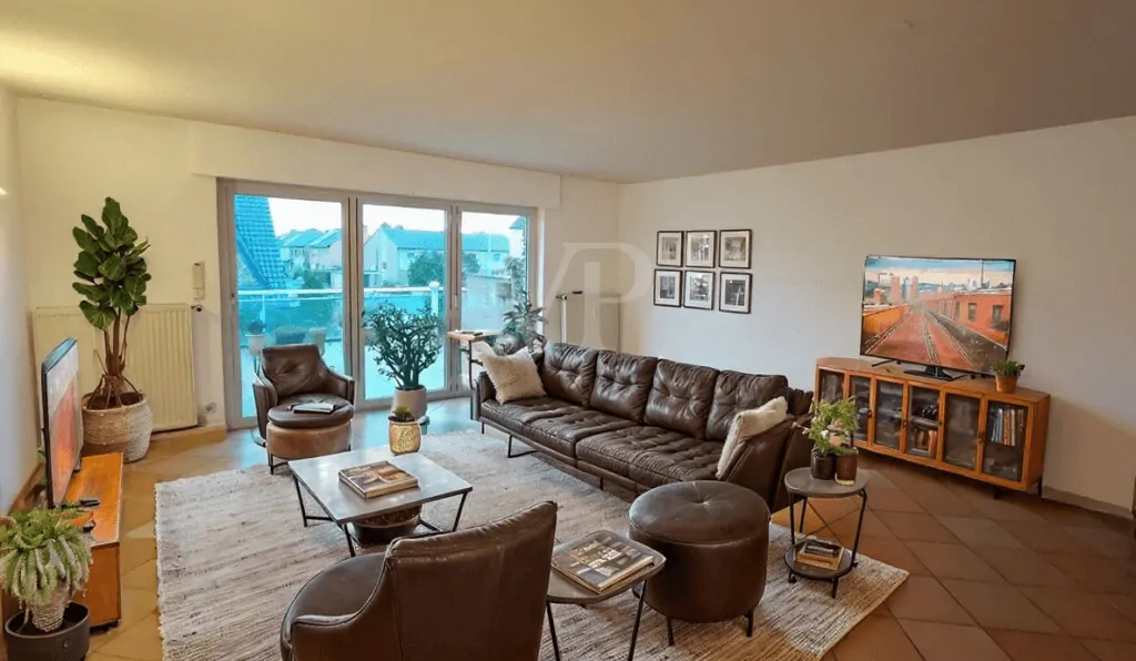 Wohnzimmer (mit KI eingerichtet)