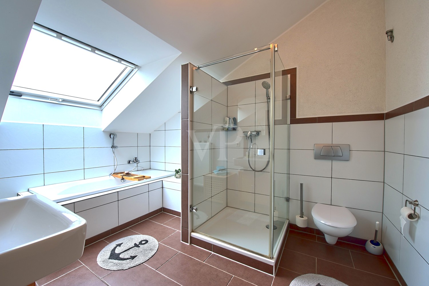 Badezimmer im Obergeschoss