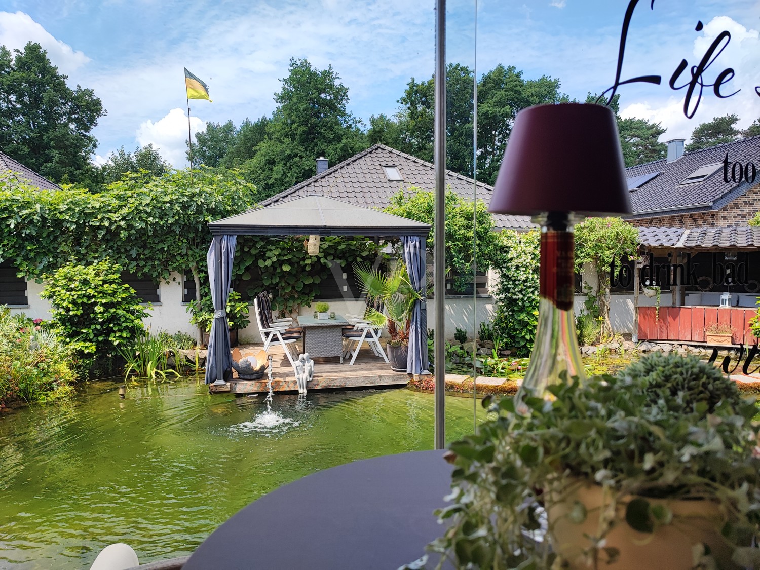 Blick aus dem Sommerzimmer