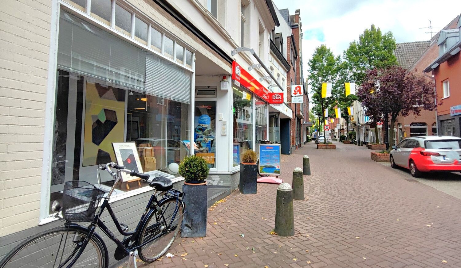 Ansicht der Straße