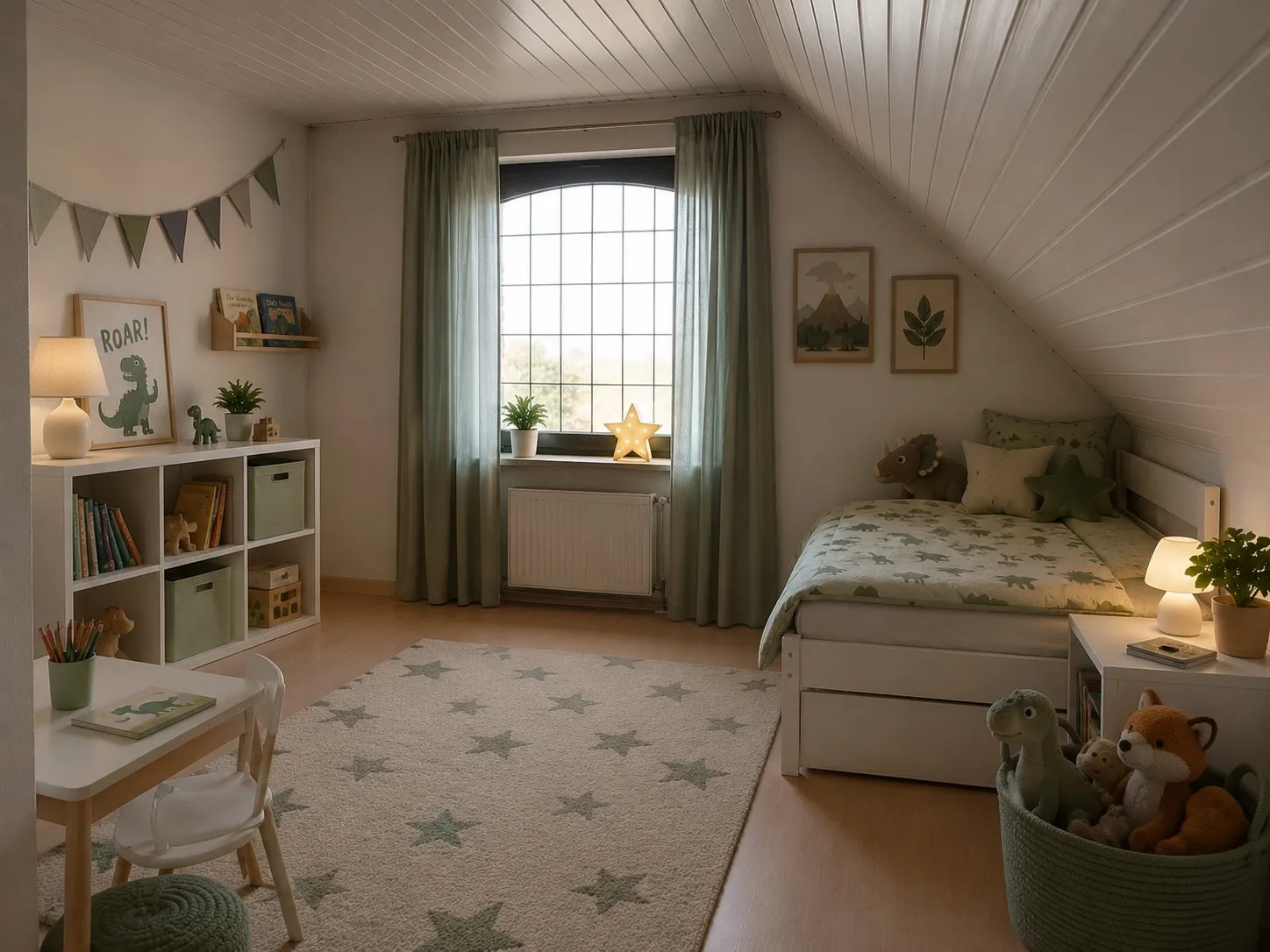 Kinderzimmer II (KI-eingerichtet)