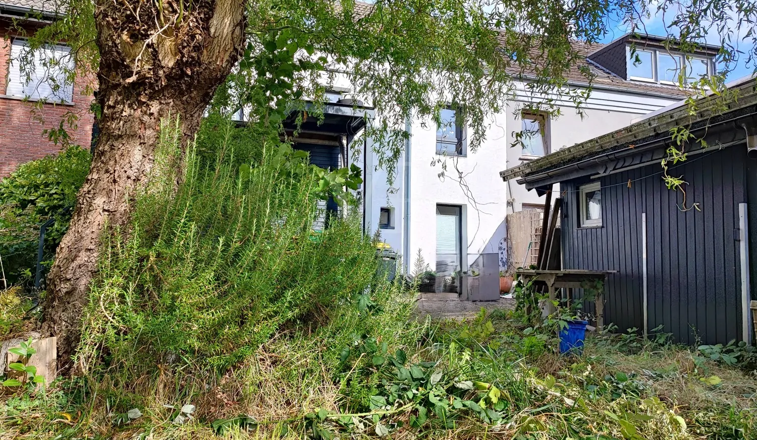 Rückansicht des Hauses