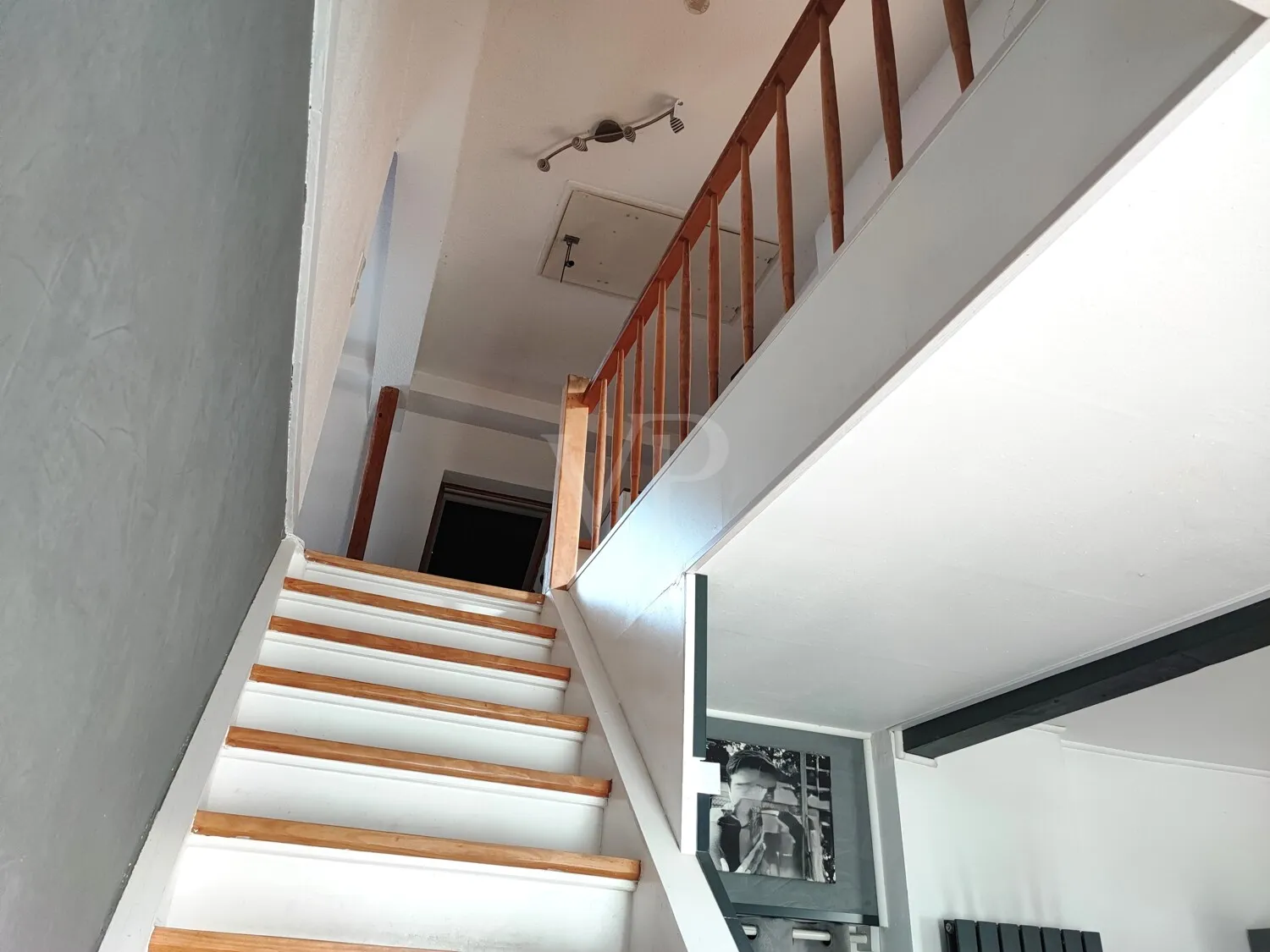 Treppe ins Dachgeschoss