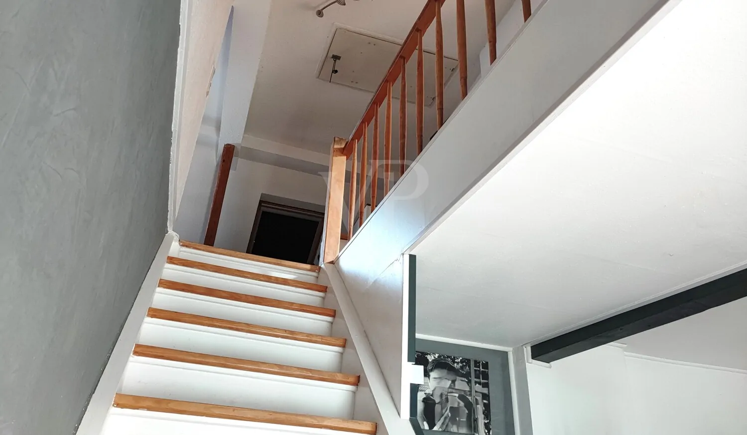 Treppe ins Dachgeschoss