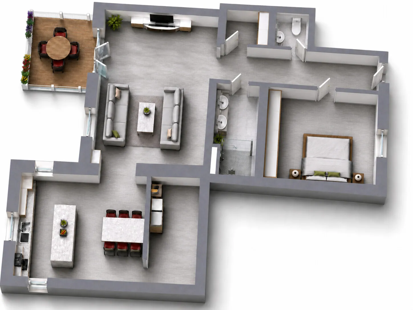 Grundriss Wohnung 5