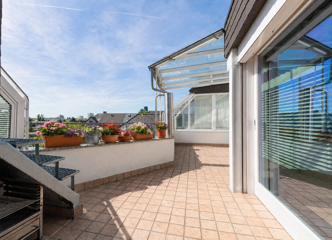Dachterrasse Ansicht I