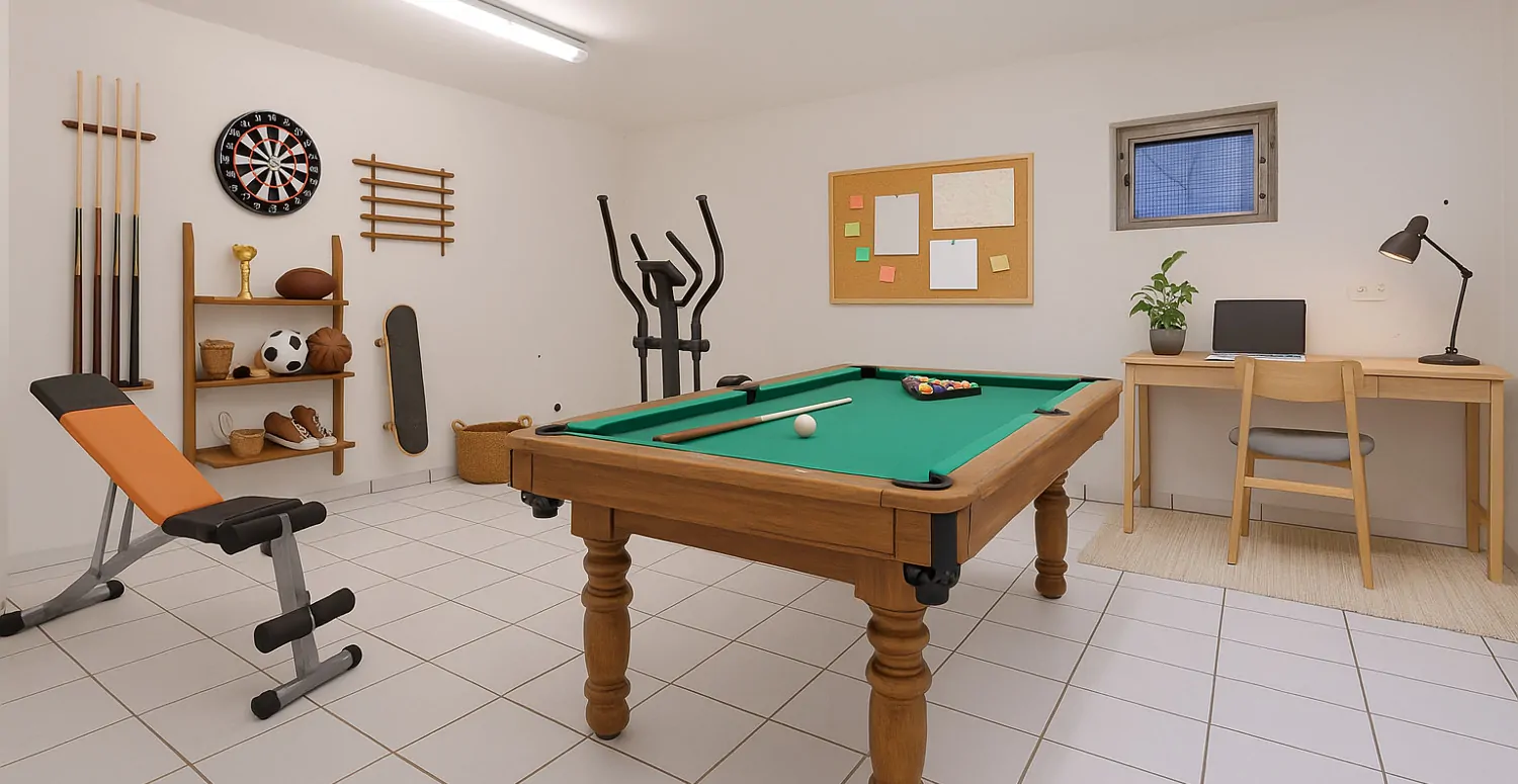 Kellerraum - Visualisierung