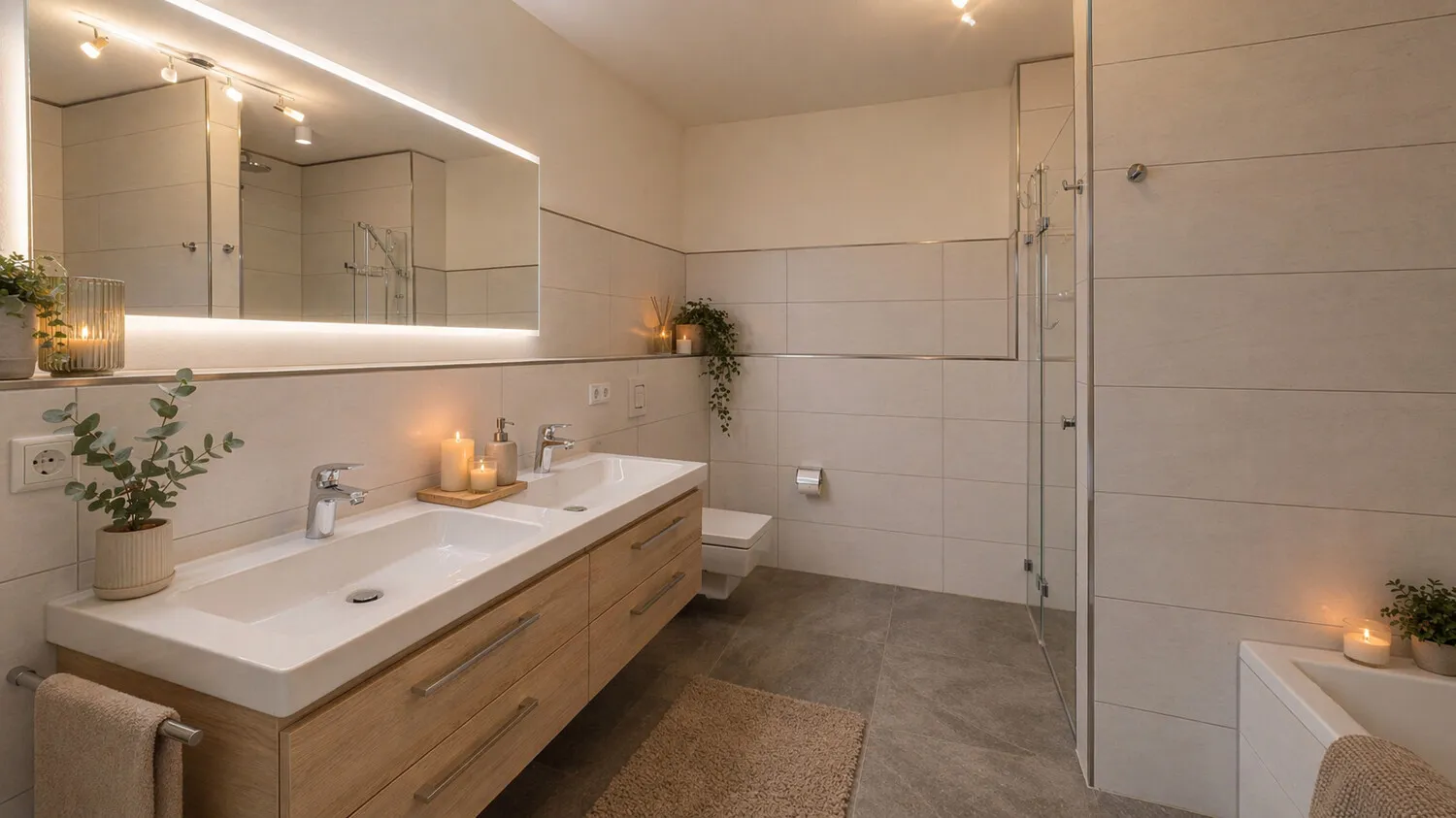 Badezimmer - Visualisierung