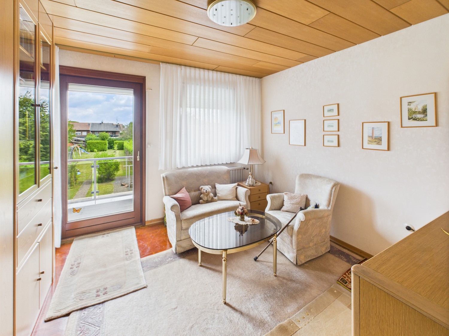 Schlafzimmer mit Balkon