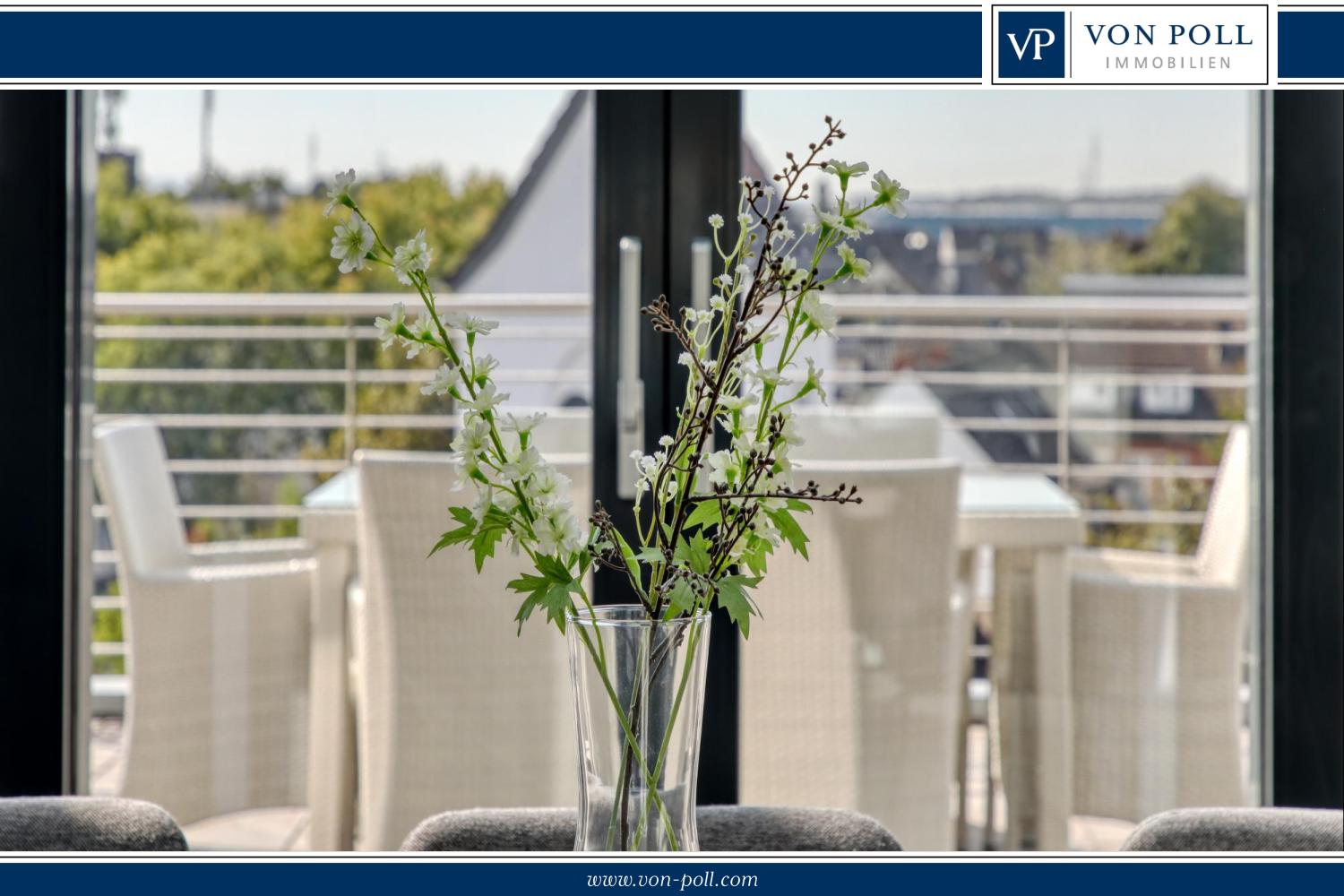 Sonnendurchflutete 3-Zimmer-Wohnung mit großem Balkon in bester Lage von Hürth-Efferen