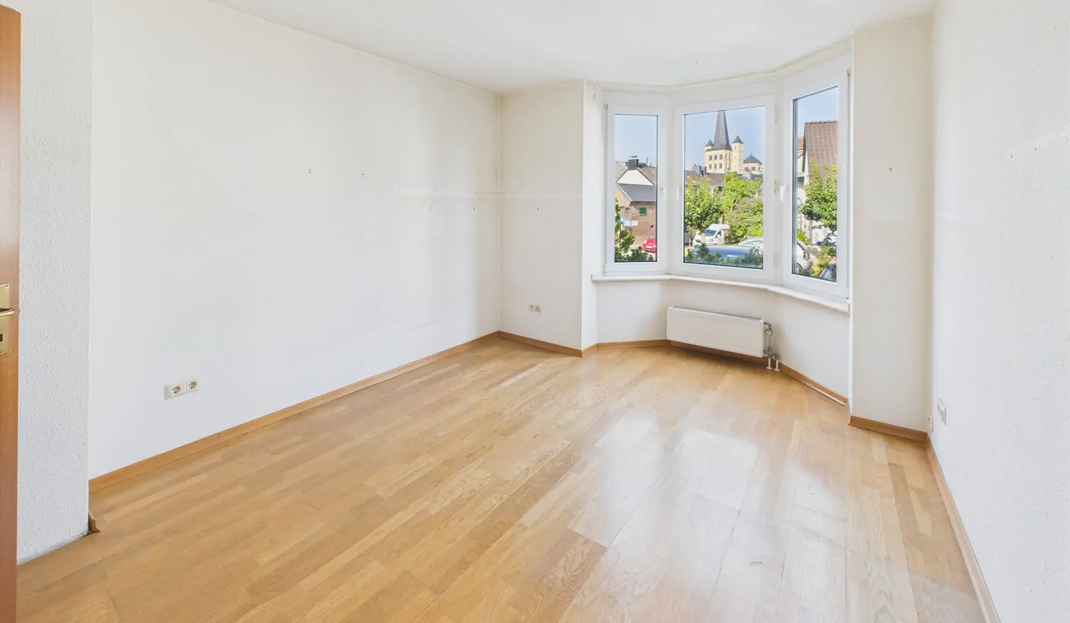 Arbeitszimmer mit Abteiblick