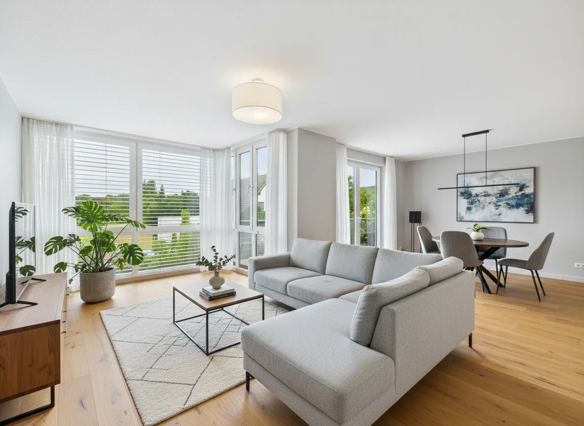 Wohn- und Esszimmer als Wohnbeispiel