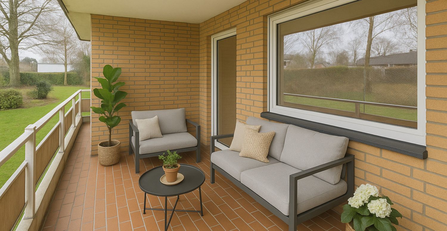 Loggia (KI-Staging)