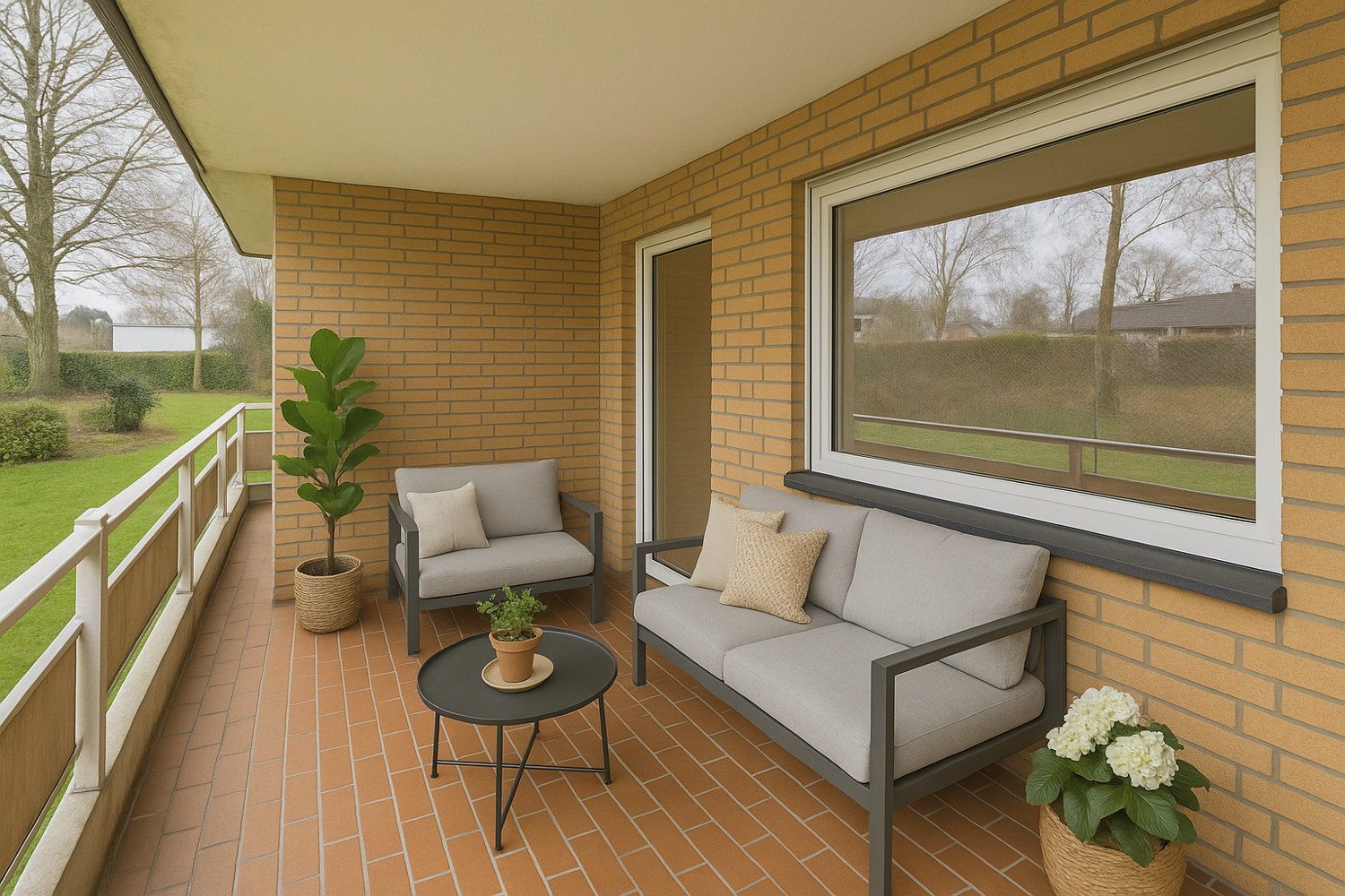Loggia (KI-Staging)
