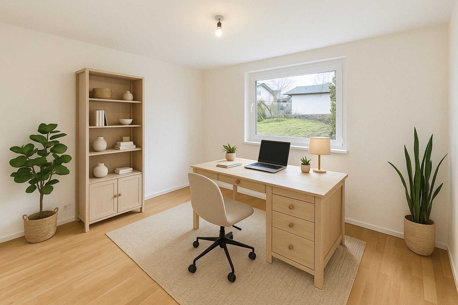Arbeitszimmer (KI-Staging)