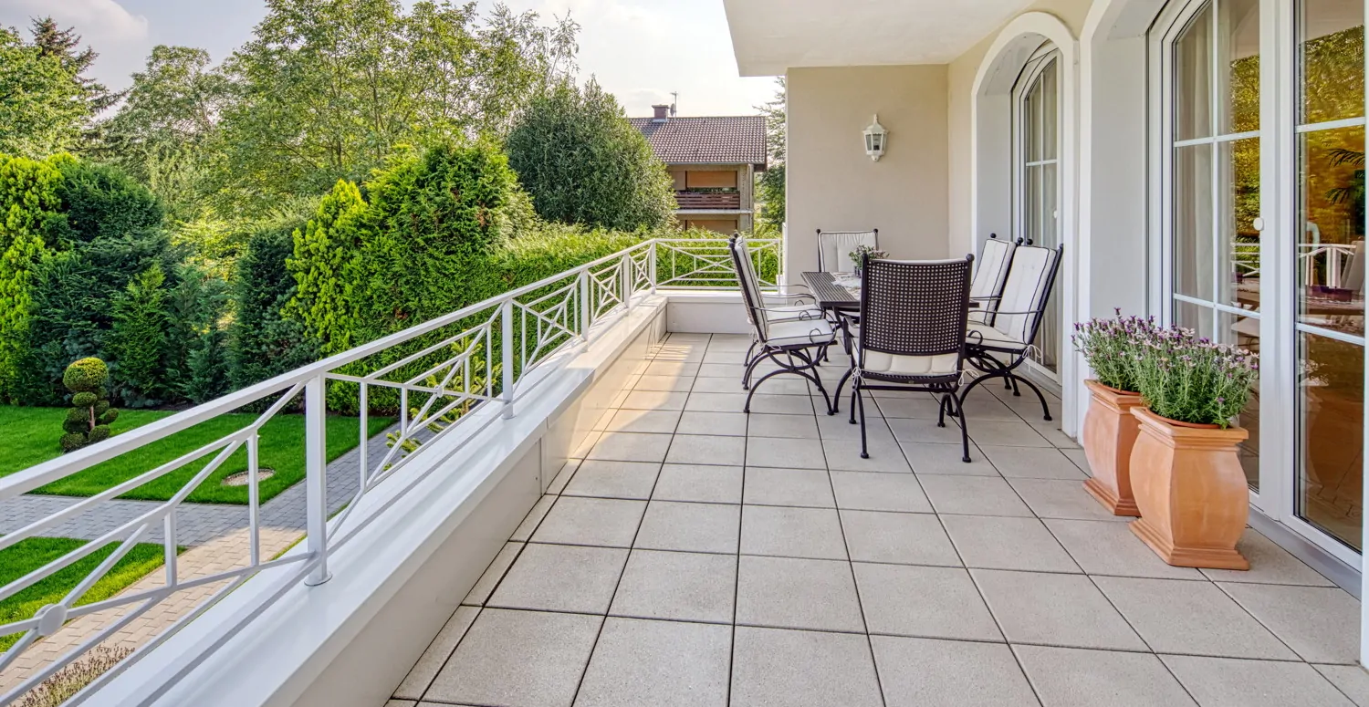 Balkon im Obergeschoss