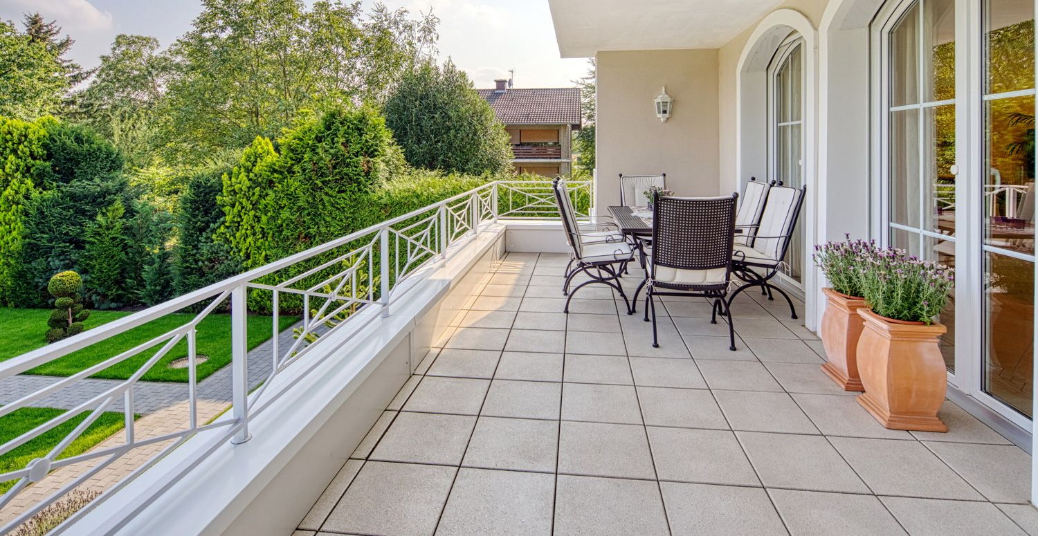 Balkon im Obergeschoss