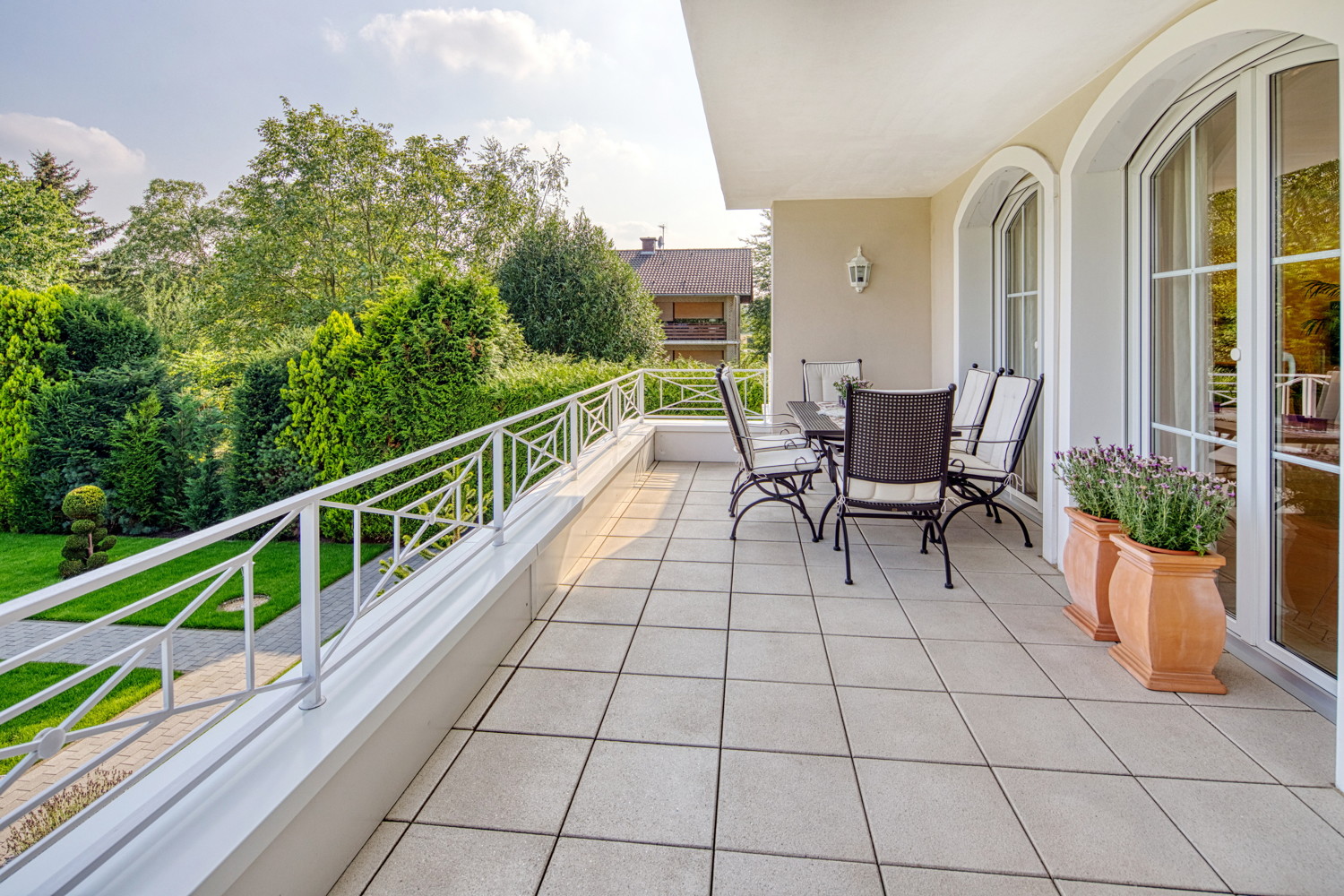 Balkon im Obergeschoss