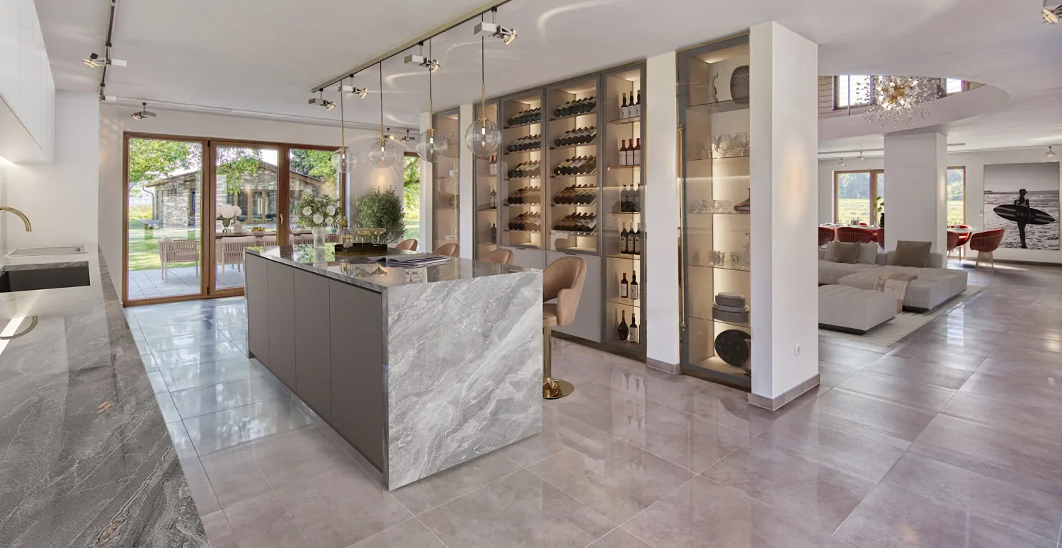 Küche als Wohnbeispiel