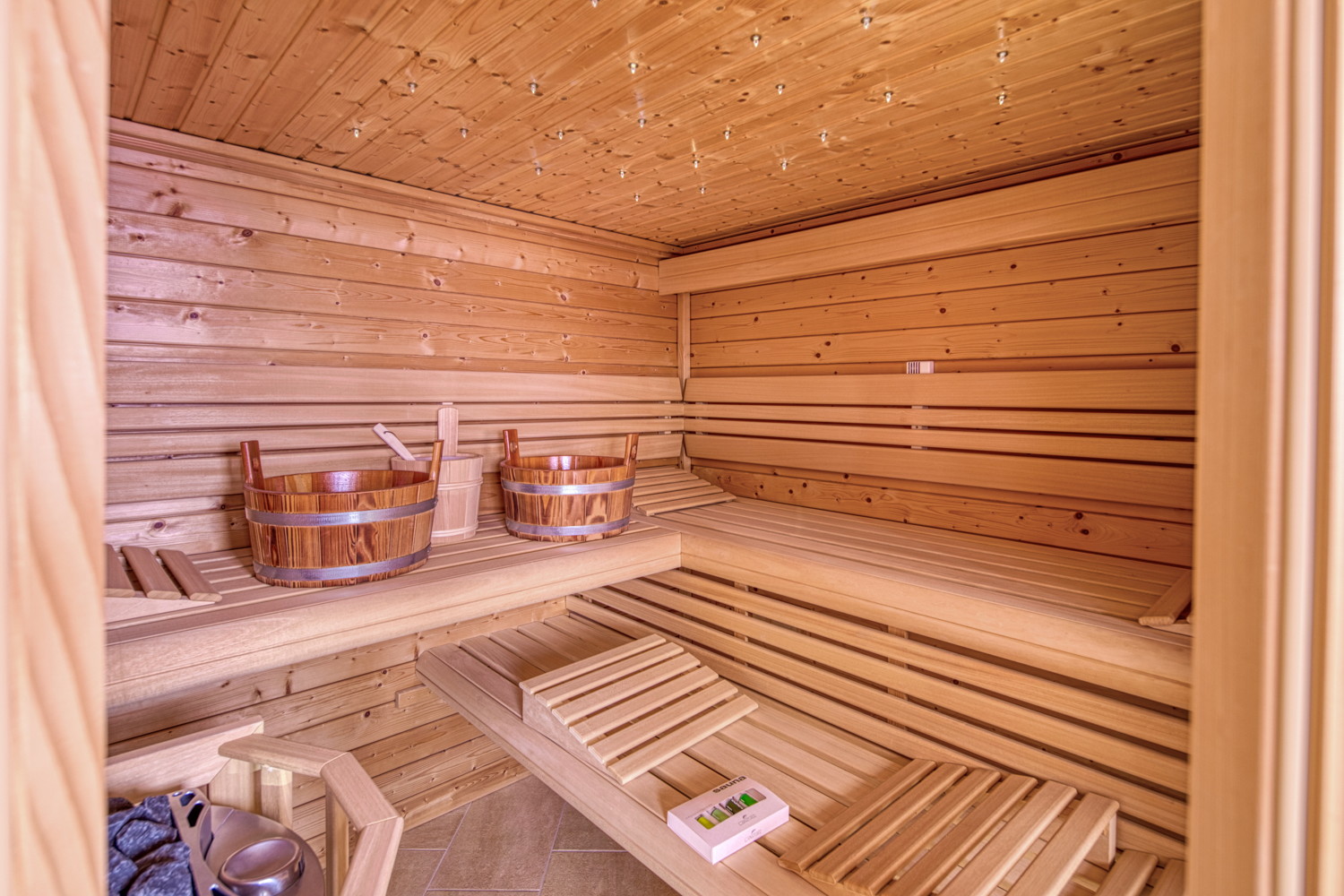 Sauna im Dachgeschoss