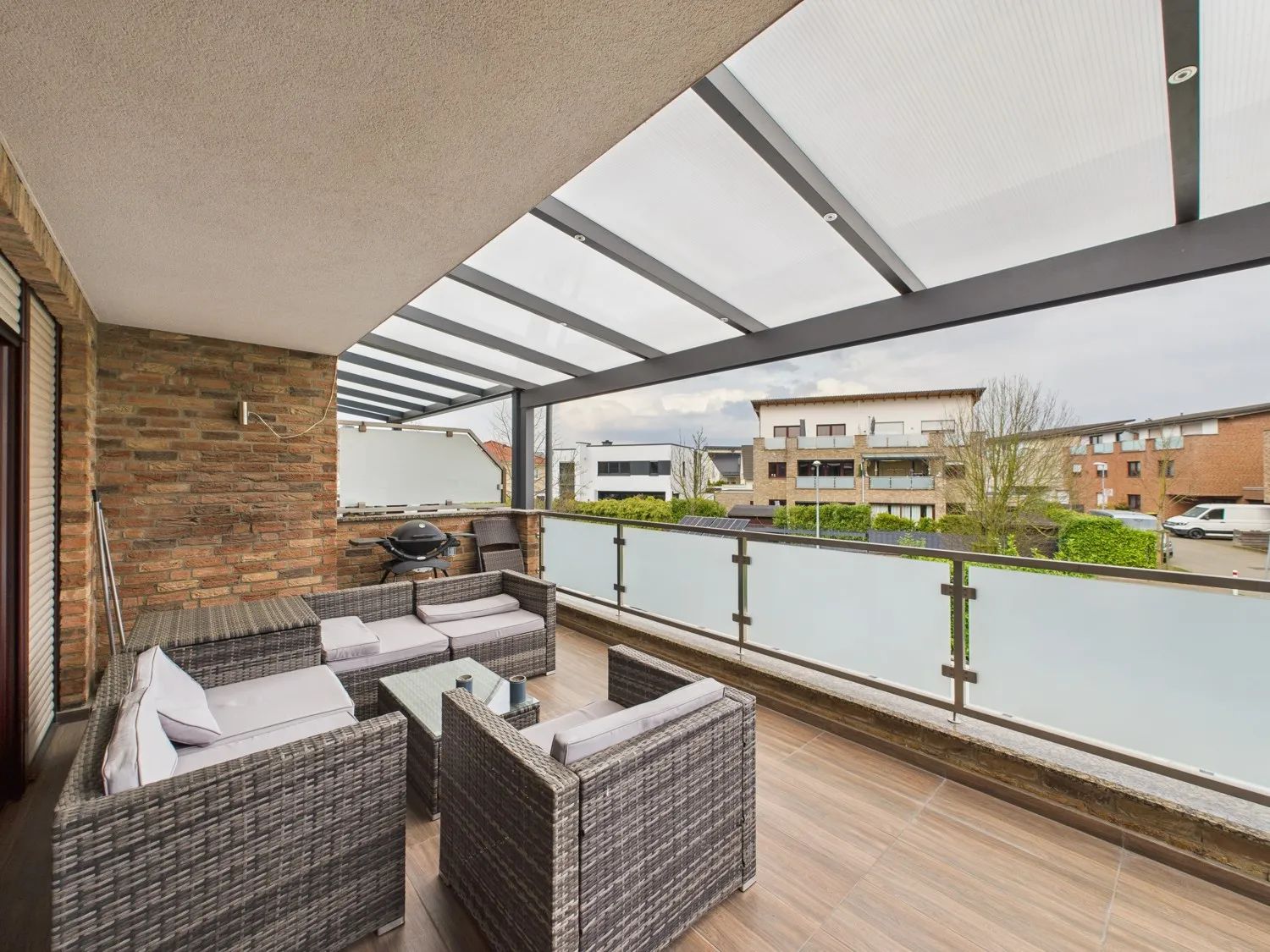 überdachte Terrasse