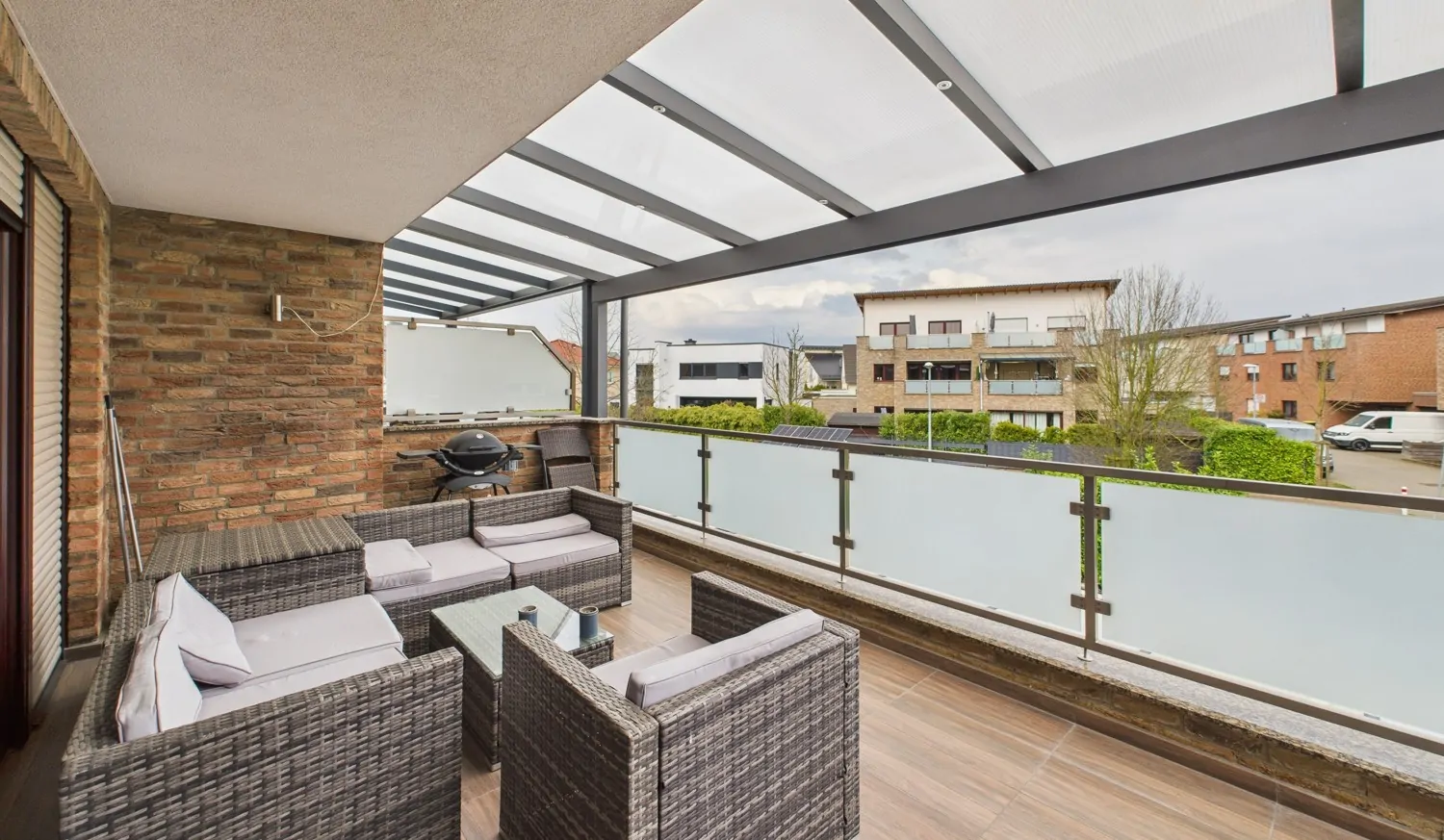 überdachte Terrasse