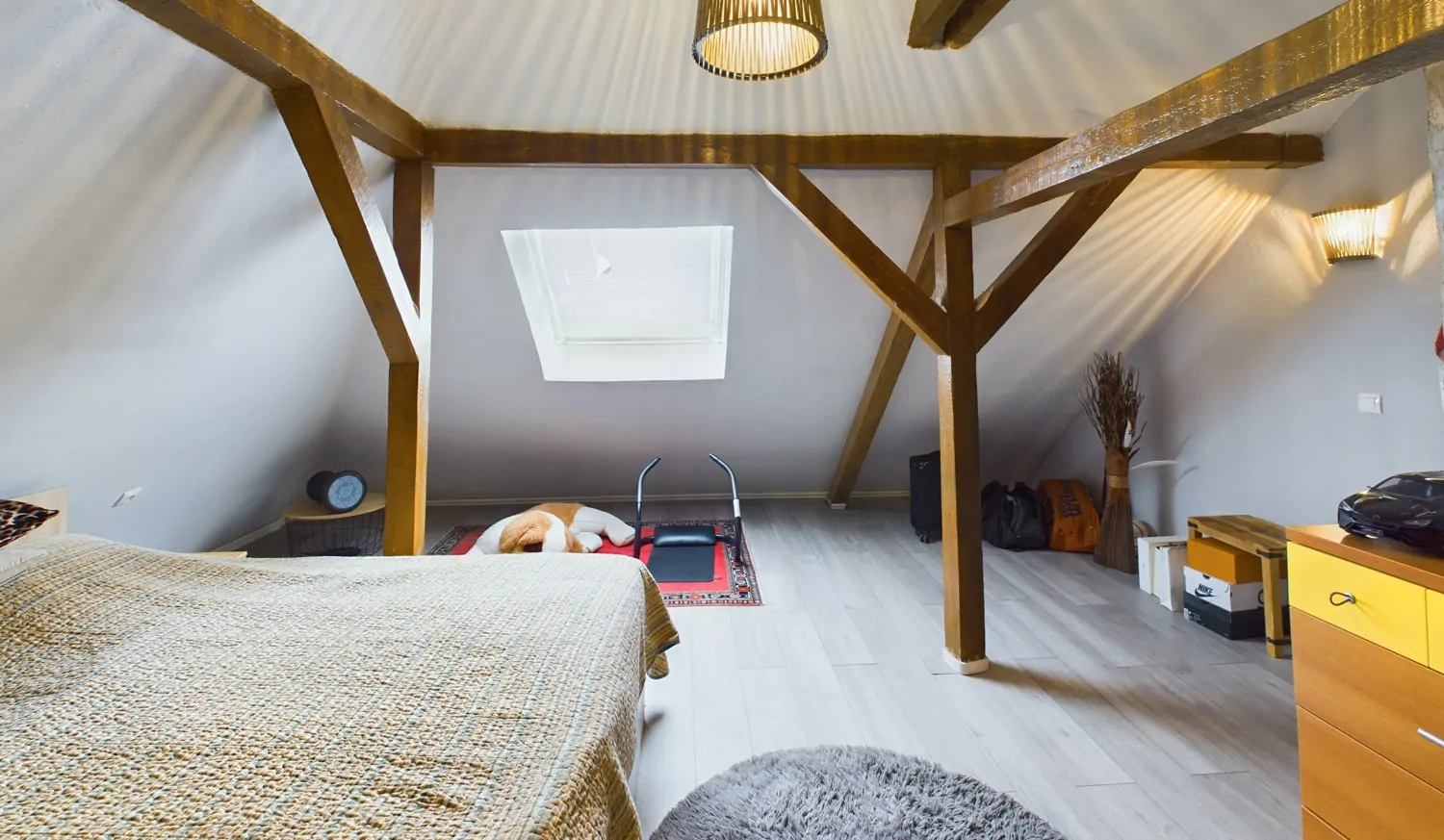 Schlafzimmer im Dachgeschoss