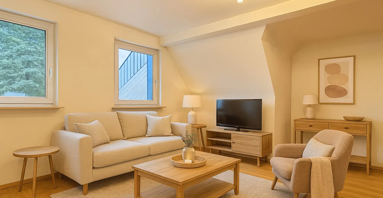 Wohnzimmer DG - Visualisierung