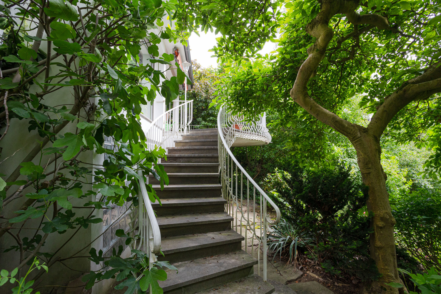 Treppenzugang Garten