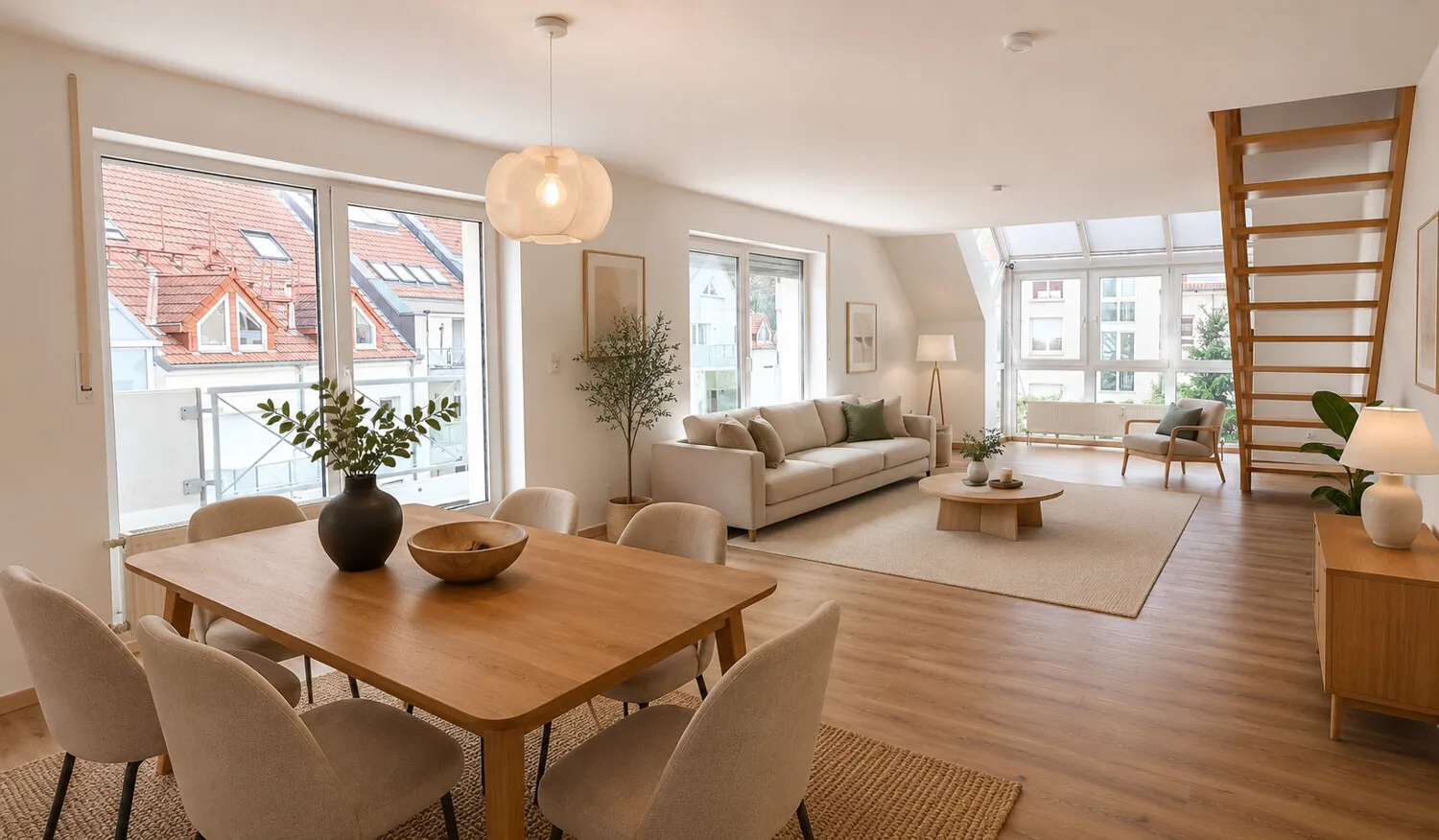 Wohnen mit Flair: Helle Maisonettewohnung mit Balkon und Stellplatz - Photo 1