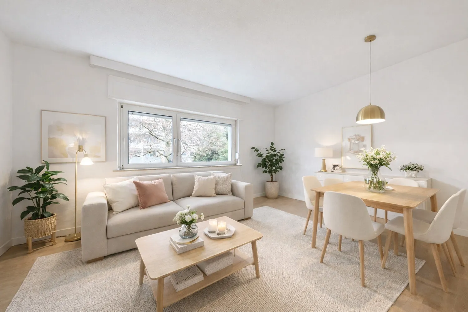 Wohn-Essbereich Visualisierung