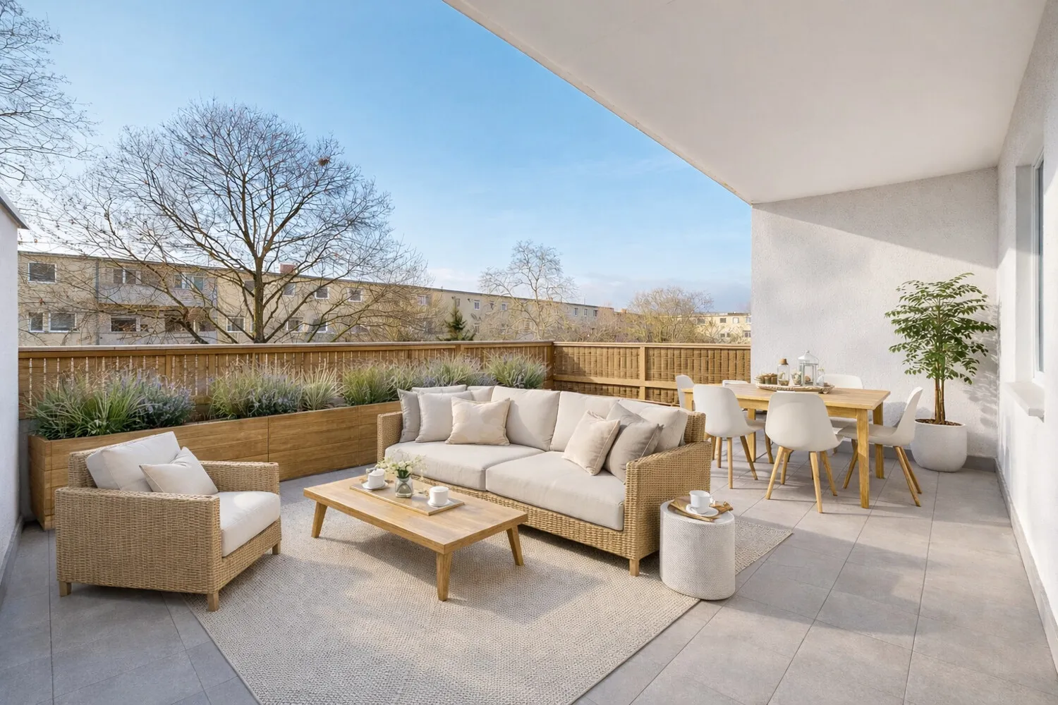 Dachterrasse Visualisierung