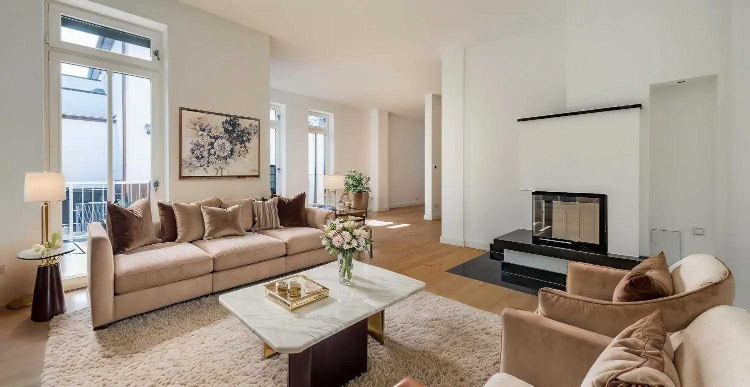 Wohnbereich EG Visualisierung