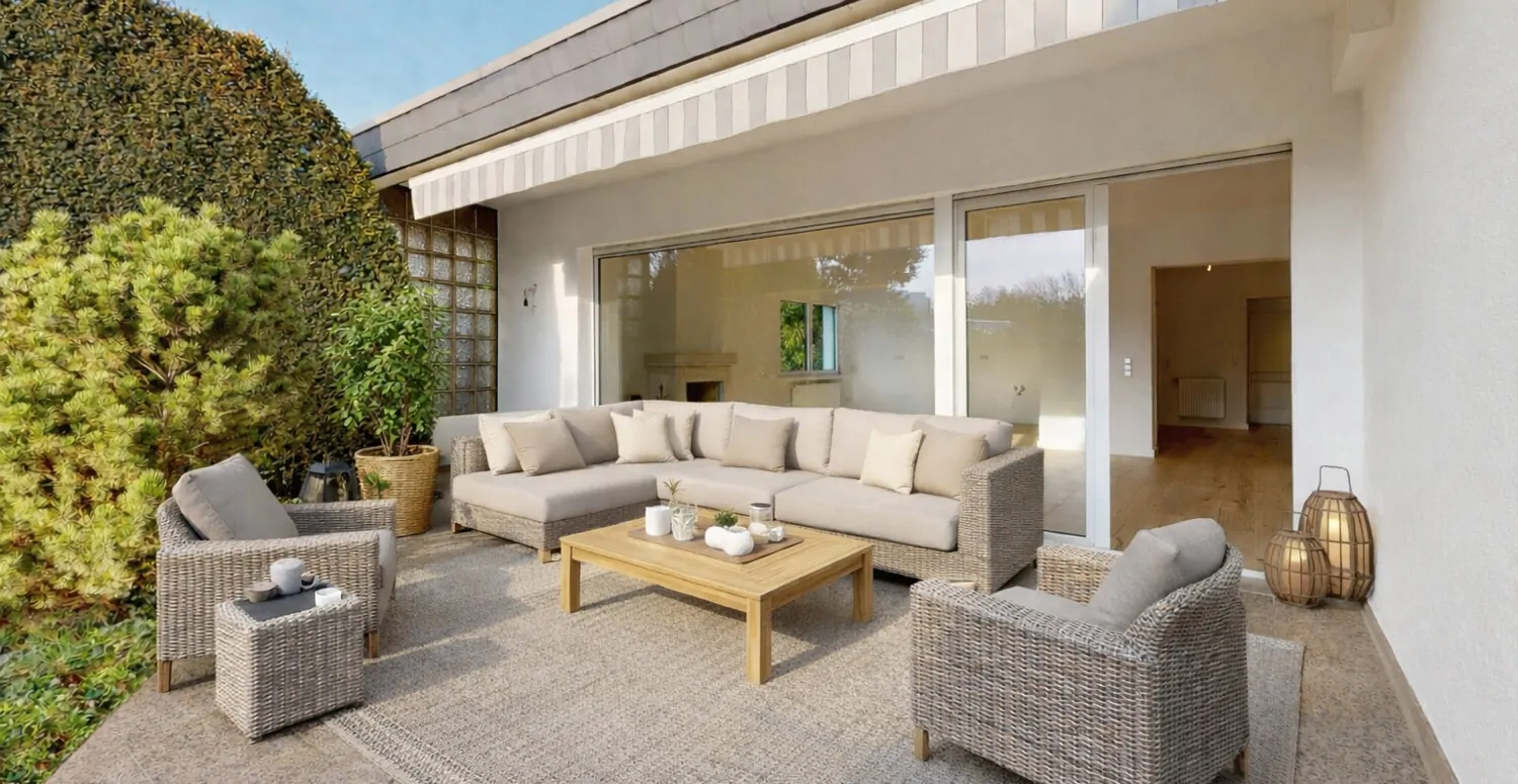 Terrasse Visualisierung