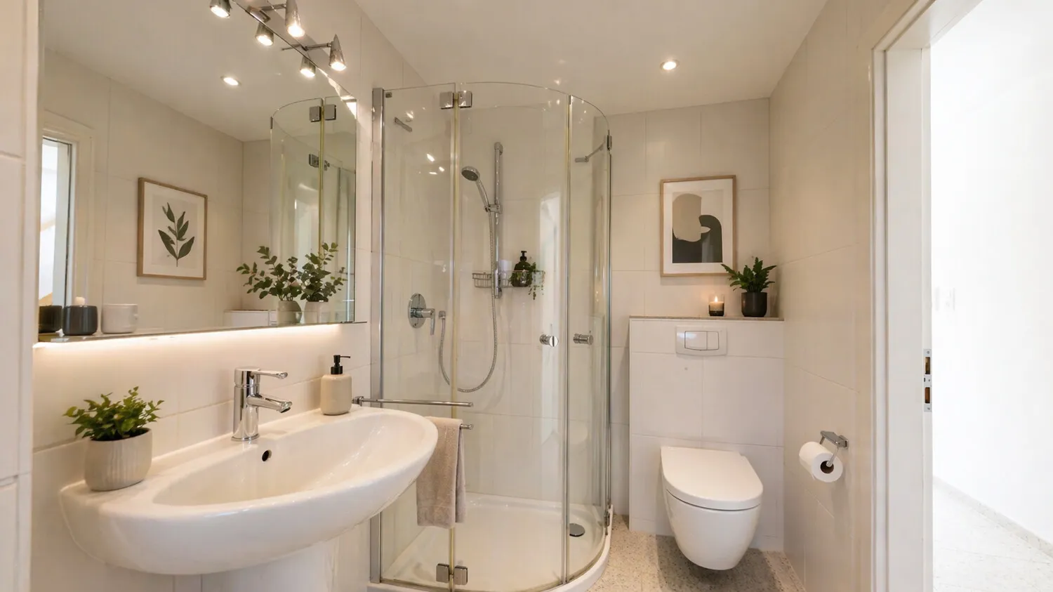 Badezimmer Ansicht I