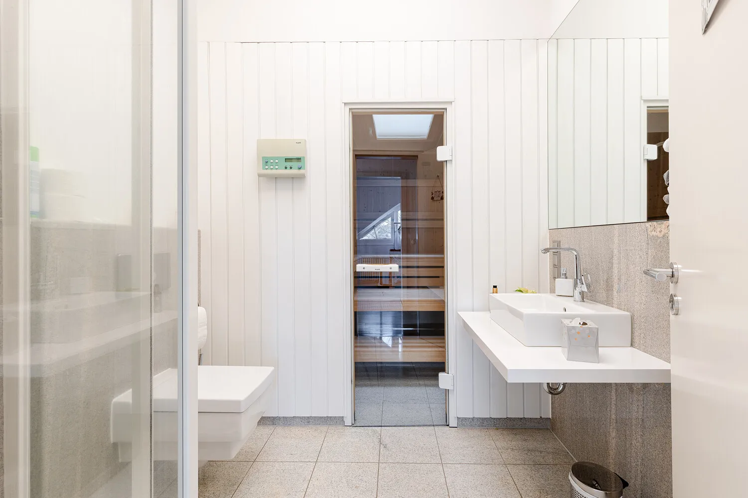 Duschbad mit Sauna