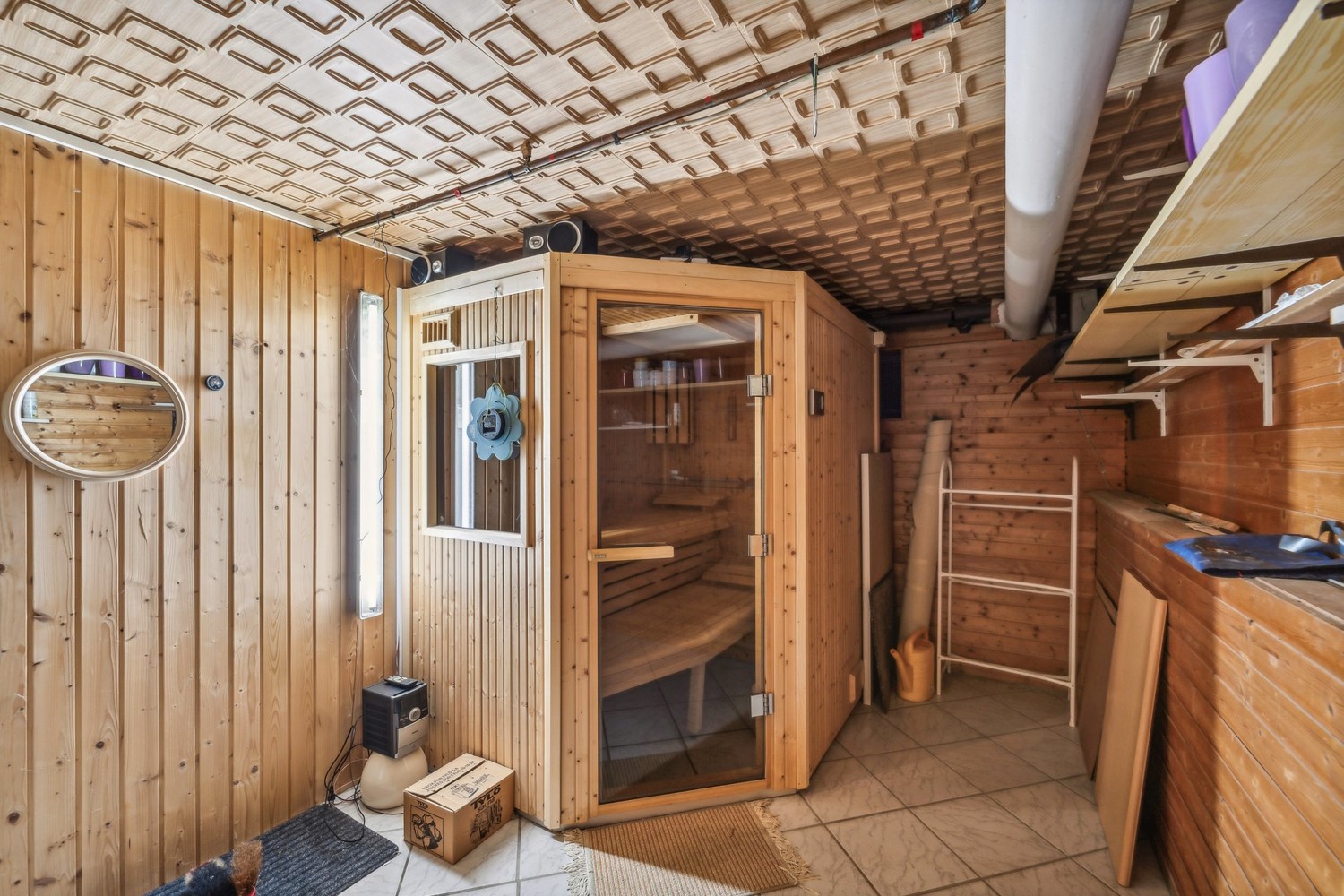 Sauna Kellerraum