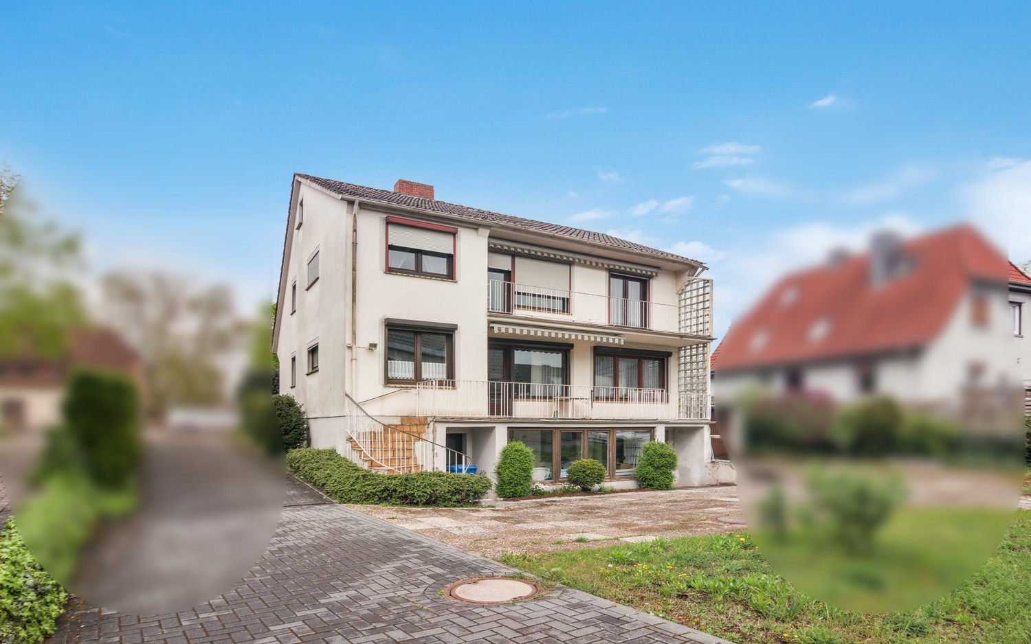 Rückwärtige Ansicht