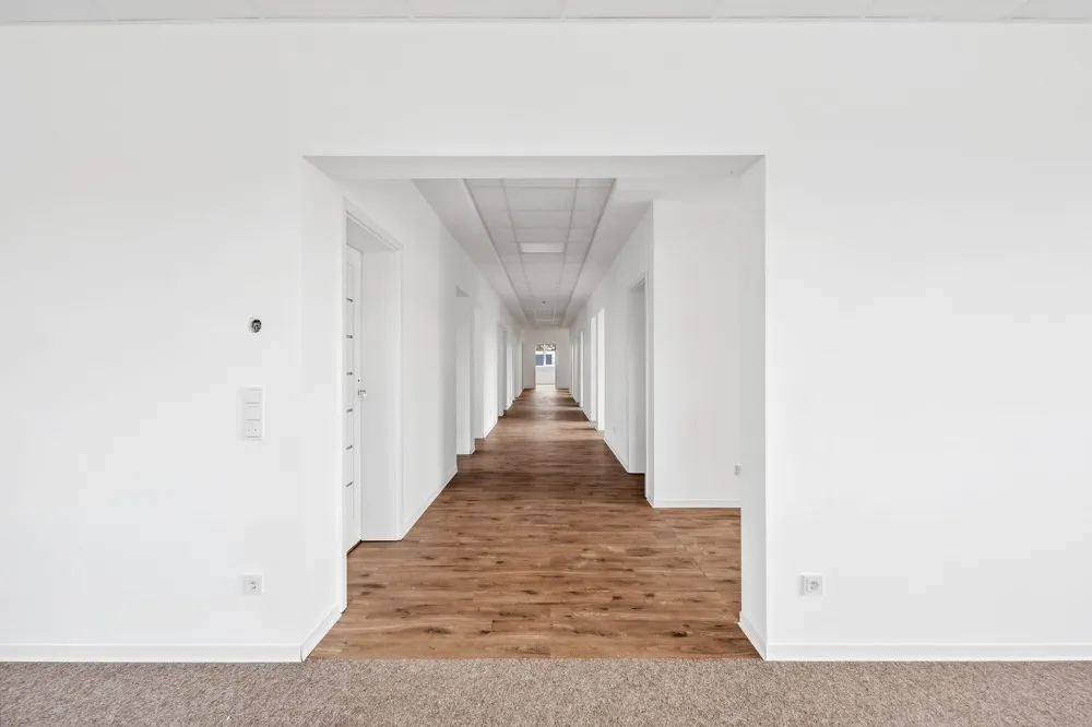 Flur vom Etagenempfang