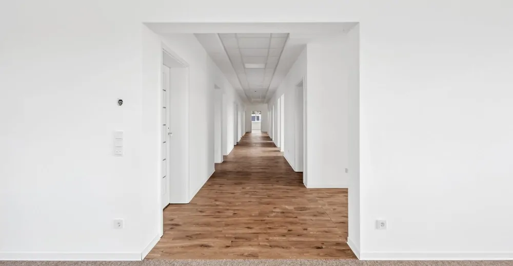 Flur vom Etagenempfang