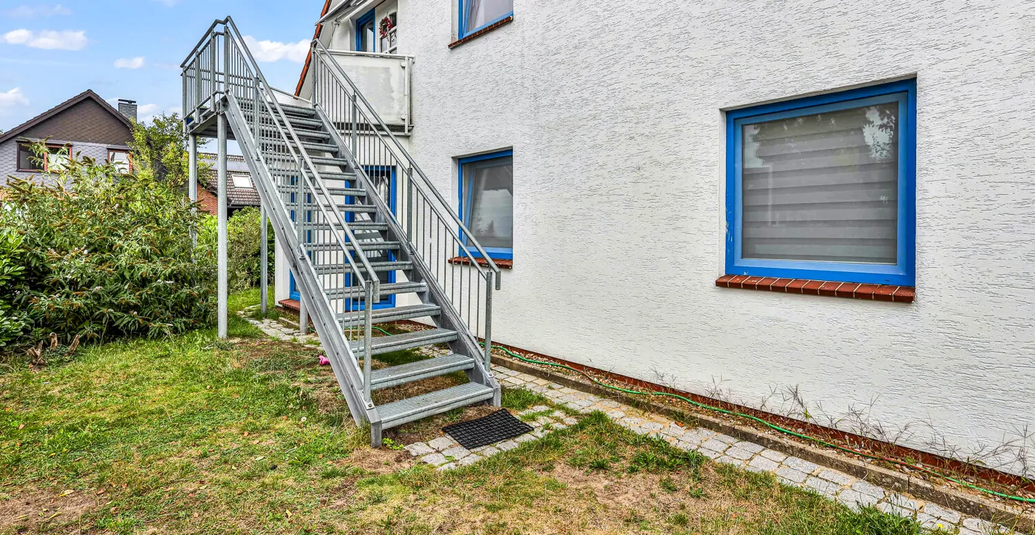 Aufgang zu Wohnung 2